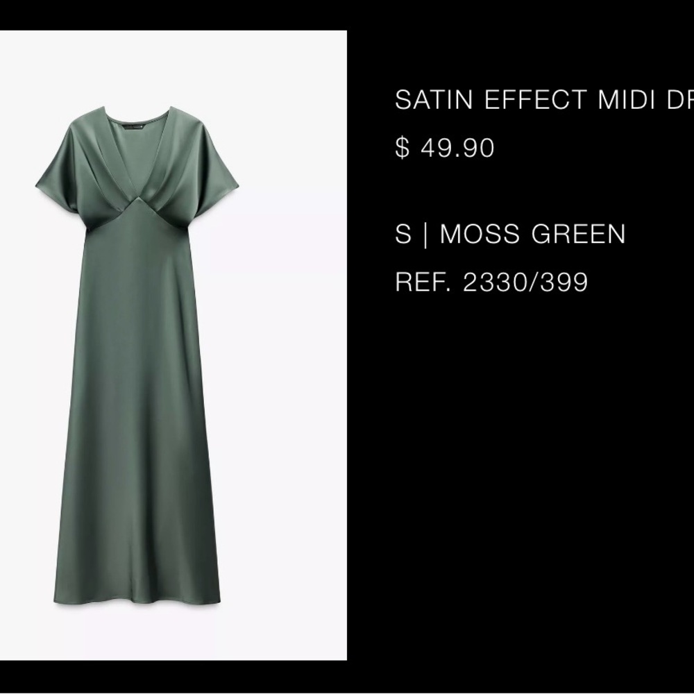 Elegant Green Women's Dress